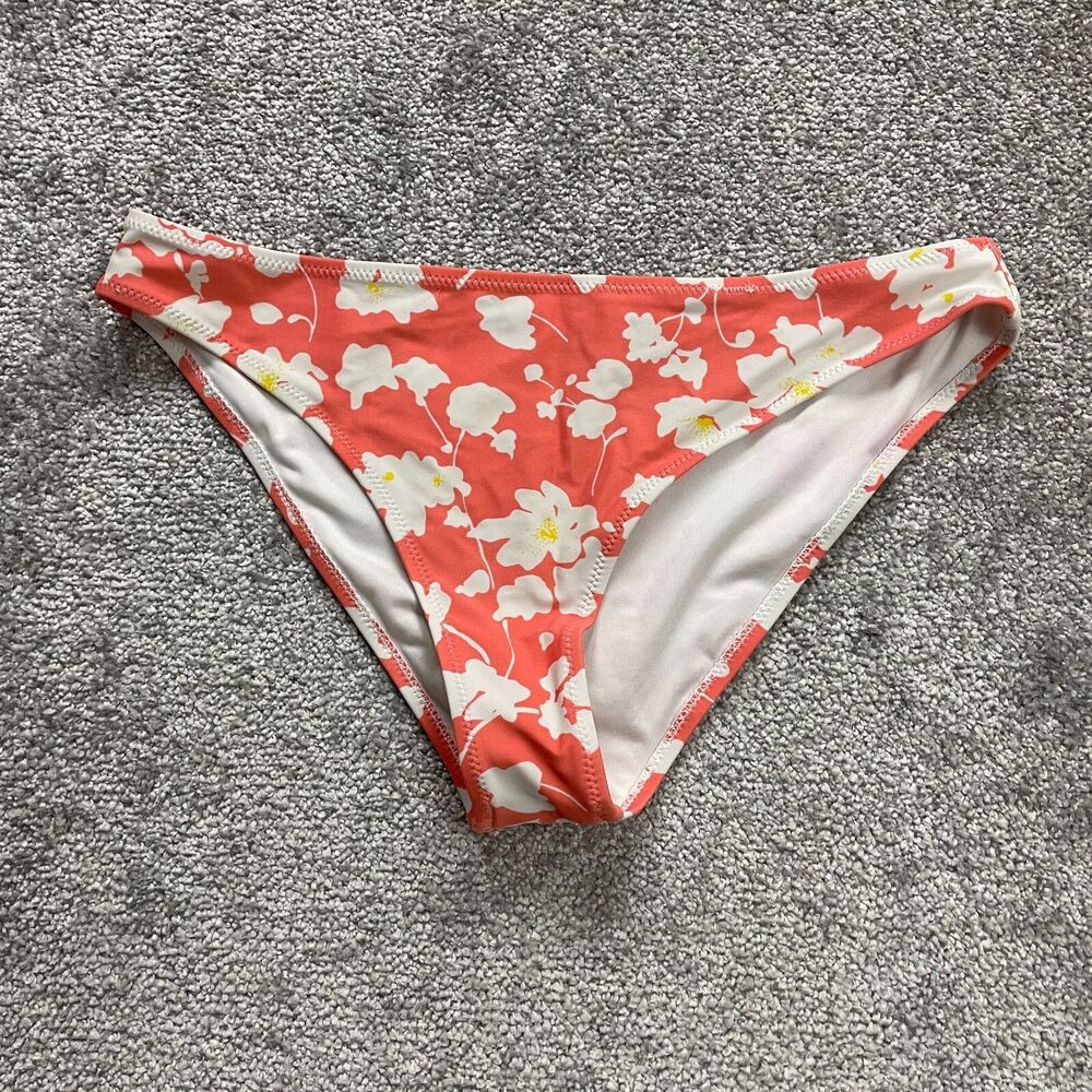 Unbranded Bikini Bottom Womens Medium Multicolor Floral Mid Rise Pool Beach